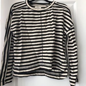 Madewell Striped Sweatshirt